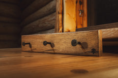 Reclaimed Oak Coat Rack